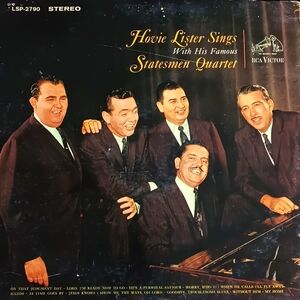 Hovie Lister Sings With His Famous Statesmen Quartet STEREO DISC